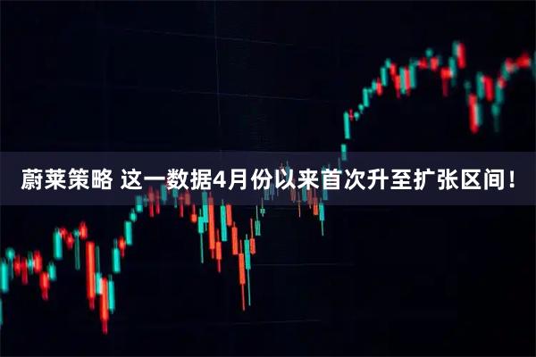 蔚莱策略 这一数据4月份以来首次升至扩张区间！